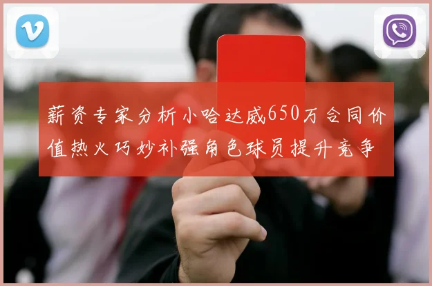 薪资专家分析小哈达威650万合同价值热火巧妙补强角色球员提升竞争力
